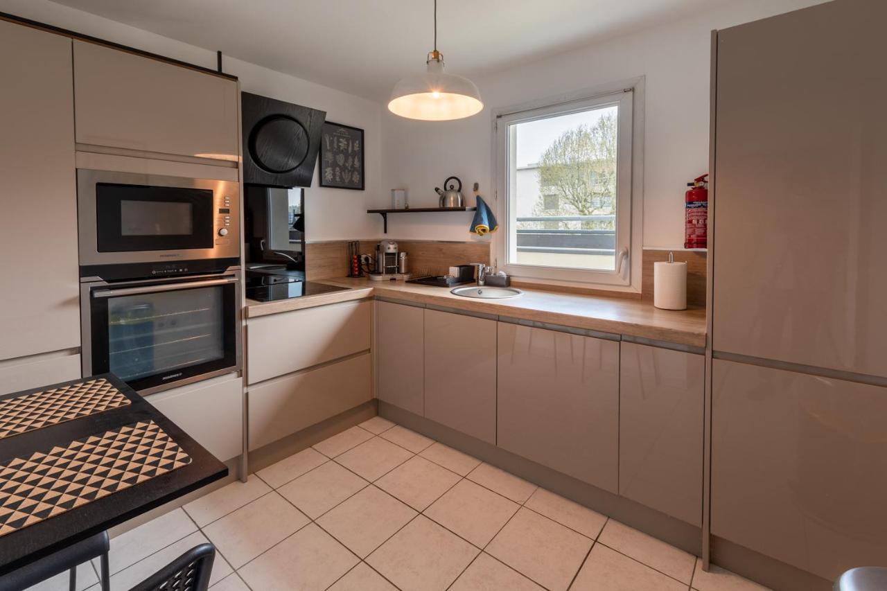 Apartmán T3 Flat Moderne Sur 2 Etages Metro Parking Free Entrance Autonome Rouen Exteriér fotografie