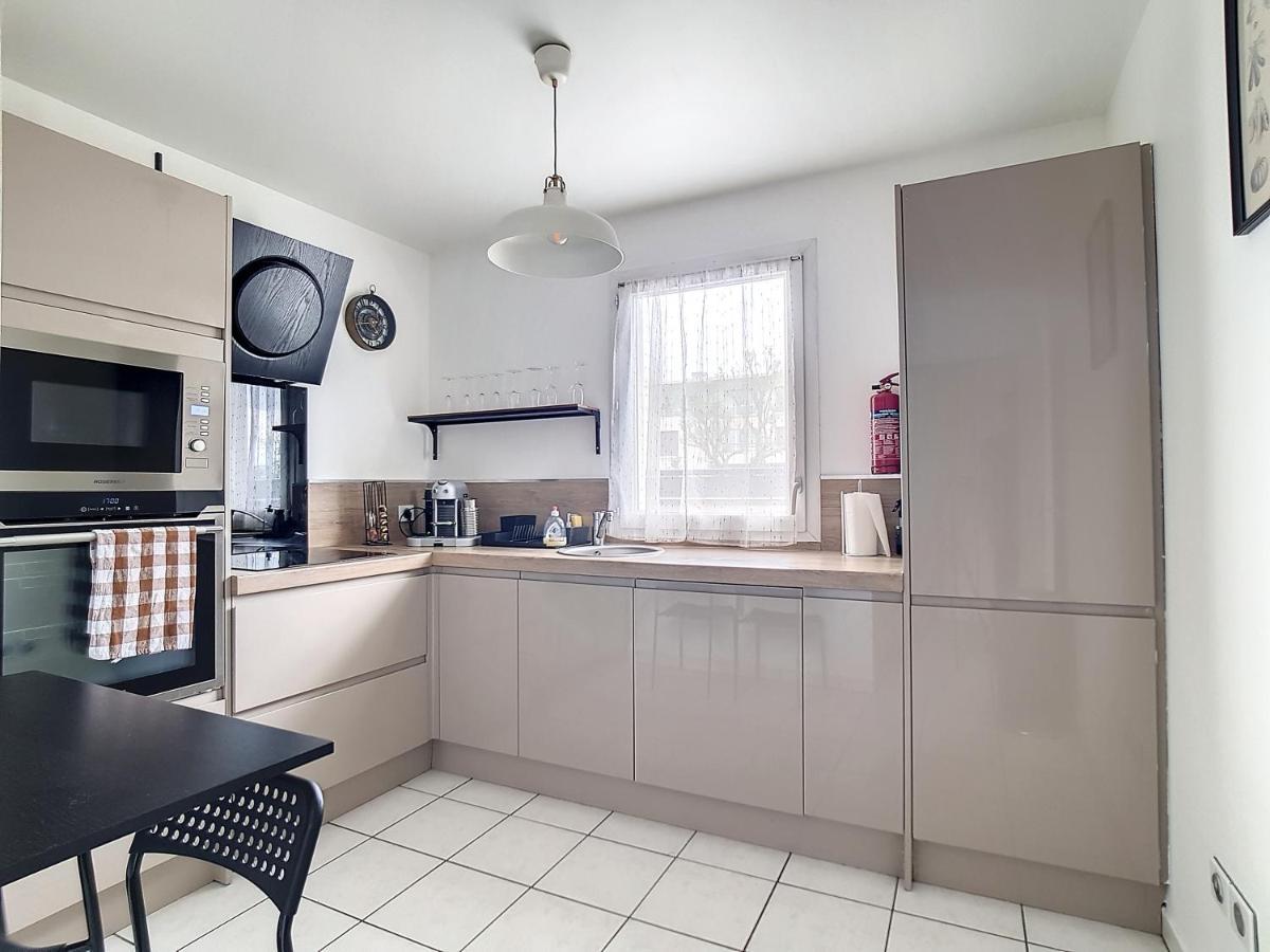 Apartmán T3 Flat Moderne Sur 2 Etages Metro Parking Free Entrance Autonome Rouen Exteriér fotografie